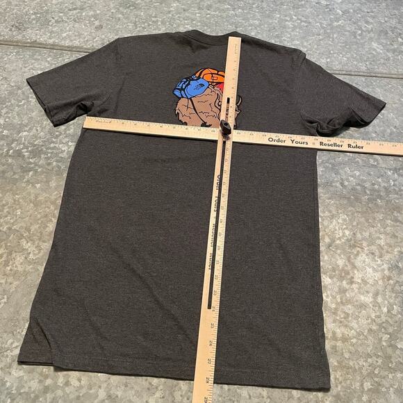 The North Face Yak Pack Hiking Tee Shirt Mens Small Gray Outdoor Camping Active - Picture 7 of 9